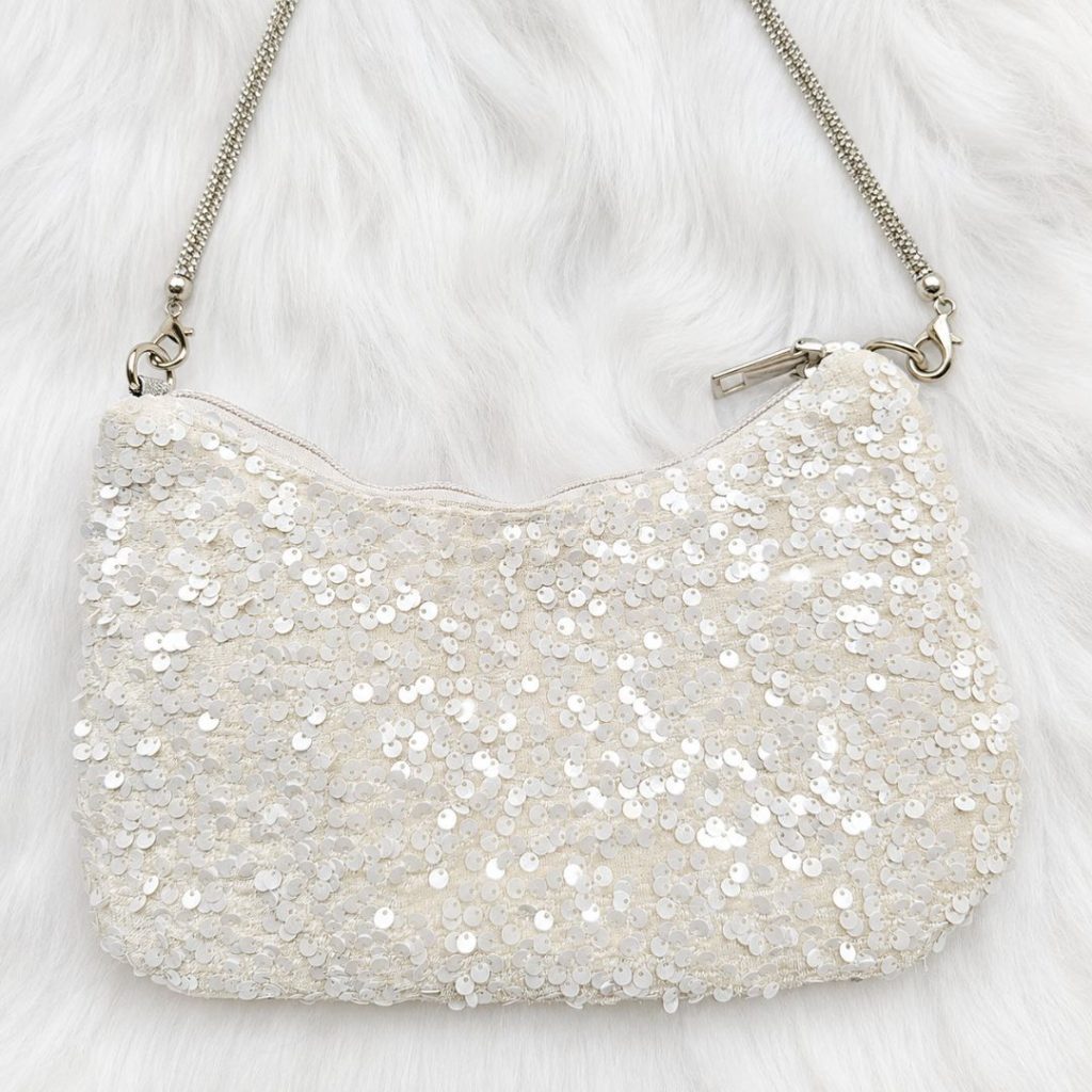 becoming mrs online bridal shop Ivory Lumière Shoulder Bag