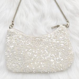 becoming mrs online bridal shop Ivory Lumière Shoulder Bag