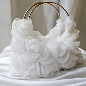 Rosette Bridal Bag