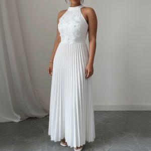 becomingmrs Amu Pleated Grace Dress