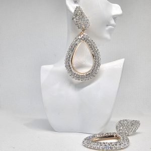 becomingmrs Crystal Teardrop Earrings
