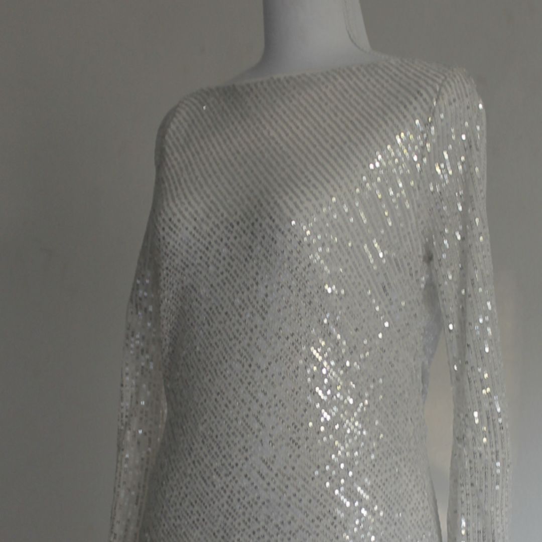 Orélia Open Back Sequin Mini Dress - Image 4