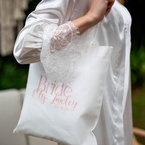 becomingmrs custom bride tote