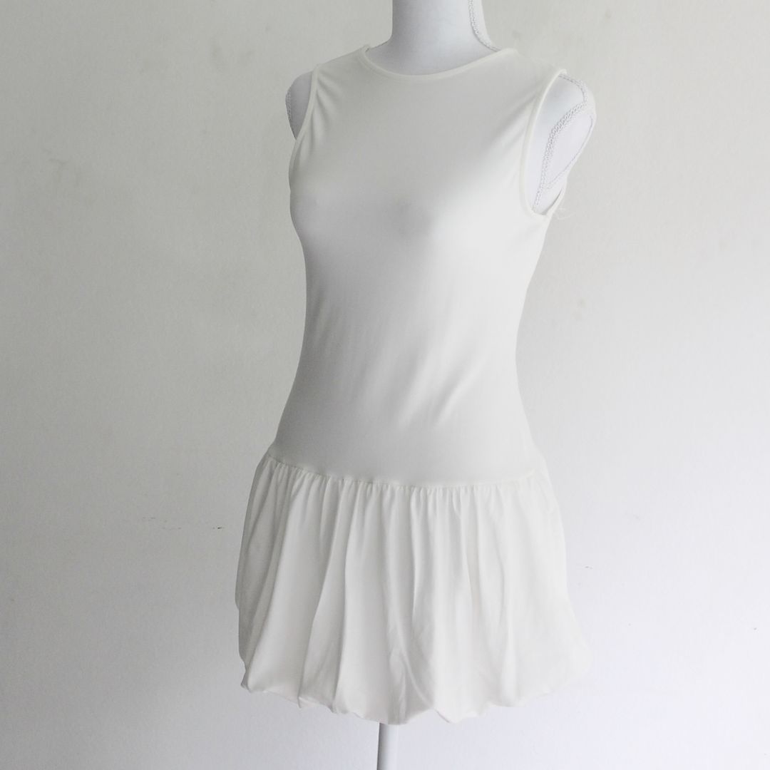 Elara Soft Ruffle Mini Dress - Image 5