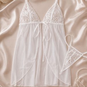 Amara Lace Babydoll Set
