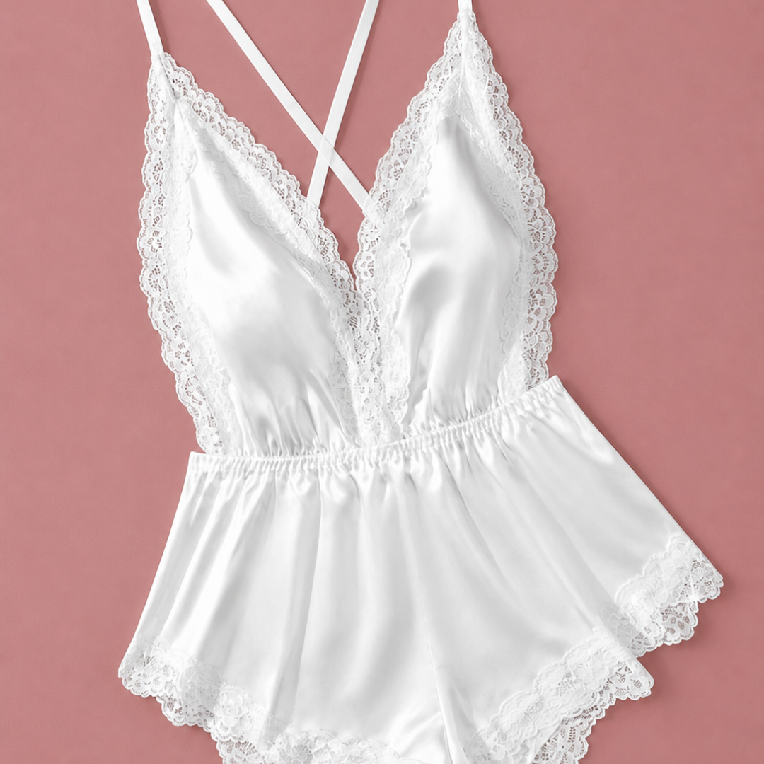becoming mrs online Calista Lace Teddy