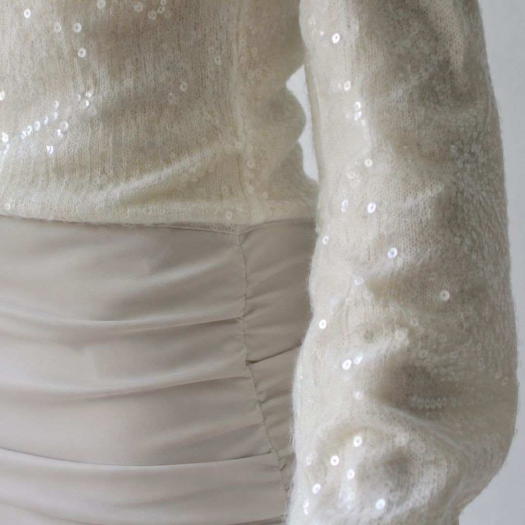becoming mrs online bridal shop – Delphine Sequin Mini Dress