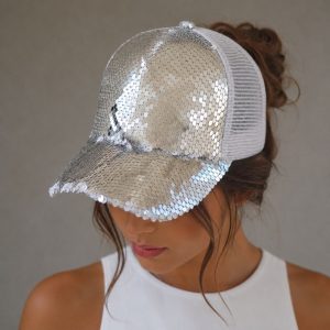 becomingmrs online bridal store Soléne Sequin Cap