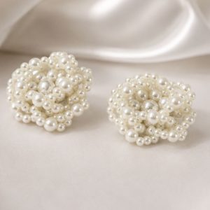 becoming mrs online bridal shop – Elodie Lace Bridal Elodie Pearl Studs