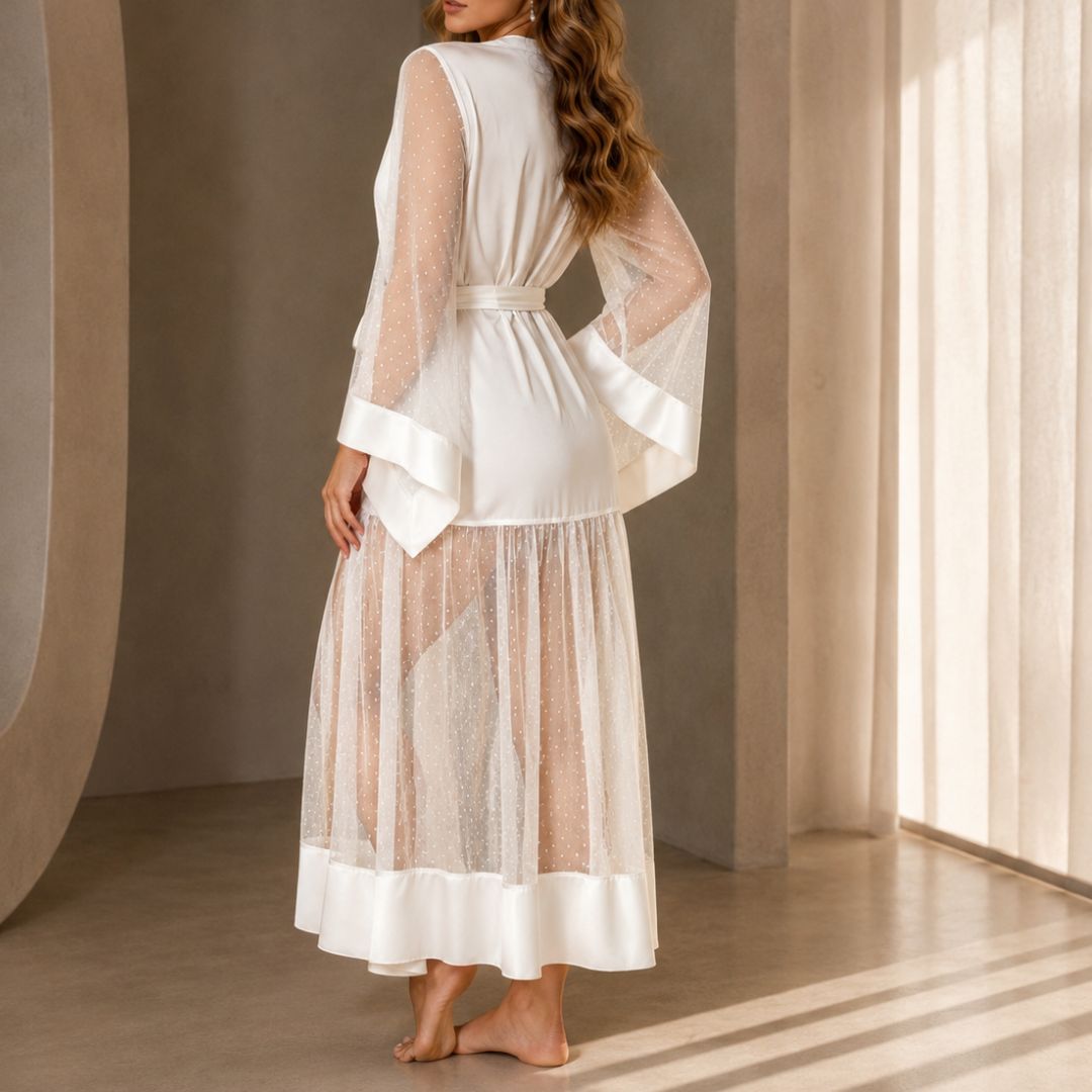 becoming mrs online bridal store bridal robe milla