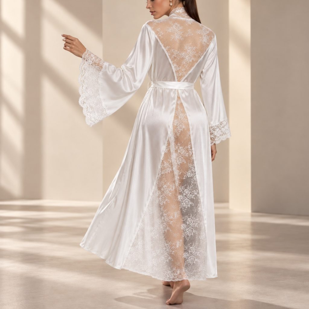 becoming mrs online bridal store Illonnie Bridal Robe